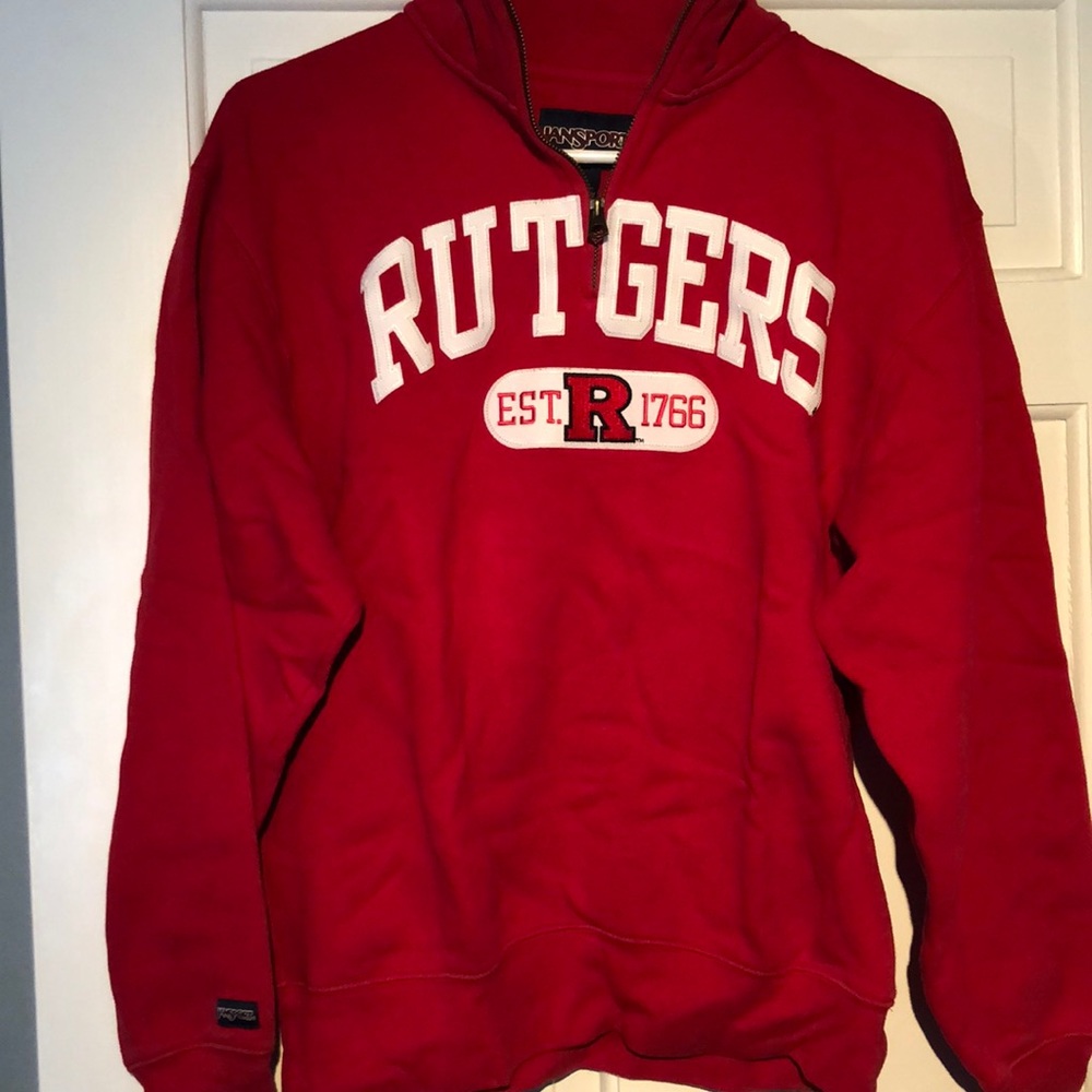 Rutgers quarter zip sweatshirt